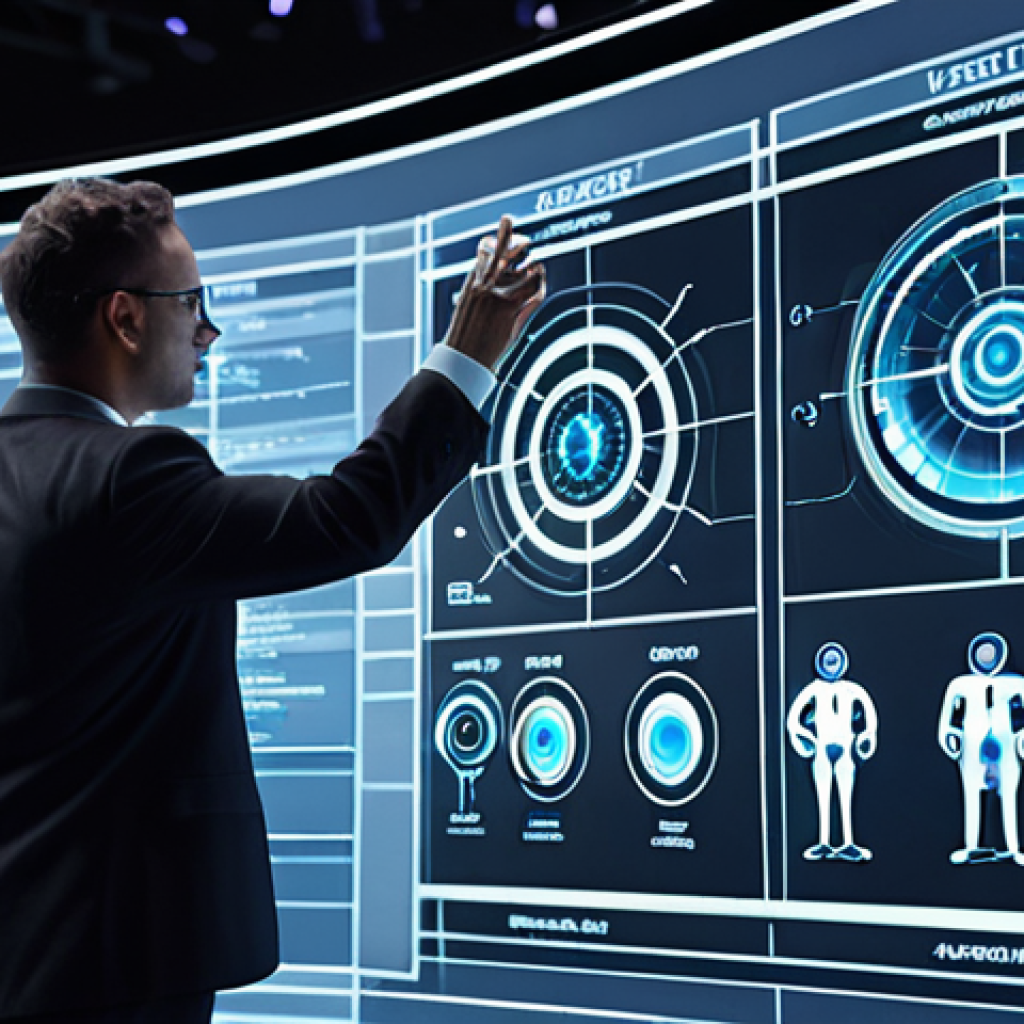 **Prompt:** A visionary event planner, depicted as a strategic architect, meticulously crafting a complex event blueprint on a holographic interface. The scene emphasizes precision, clear objectives (SMART goals), and meticulous planning, with subtle elements of hidden gears or mechanisms symbolizing the 'invisible details' behind success. The setting is modern, sophisticated, suggesting a dynamic, globally-aware professional environment. Cinematic lighting, high detail, realistic.
