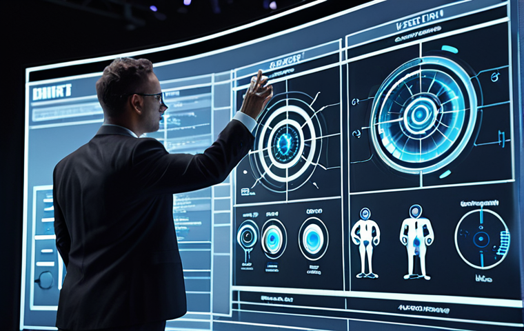 **Prompt:** A visionary event planner, depicted as a strategic architect, meticulously crafting a complex event blueprint on a holographic interface. The scene emphasizes precision, clear objectives (SMART goals), and meticulous planning, with subtle elements of hidden gears or mechanisms symbolizing the 'invisible details' behind success. The setting is modern, sophisticated, suggesting a dynamic, globally-aware professional environment. Cinematic lighting, high detail, realistic.